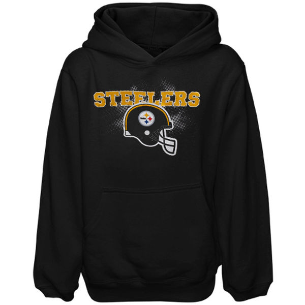 Men Pittsburgh Steelers Preschool Scribble Time Hoodie Black->customized nfl jersey->Custom Jersey